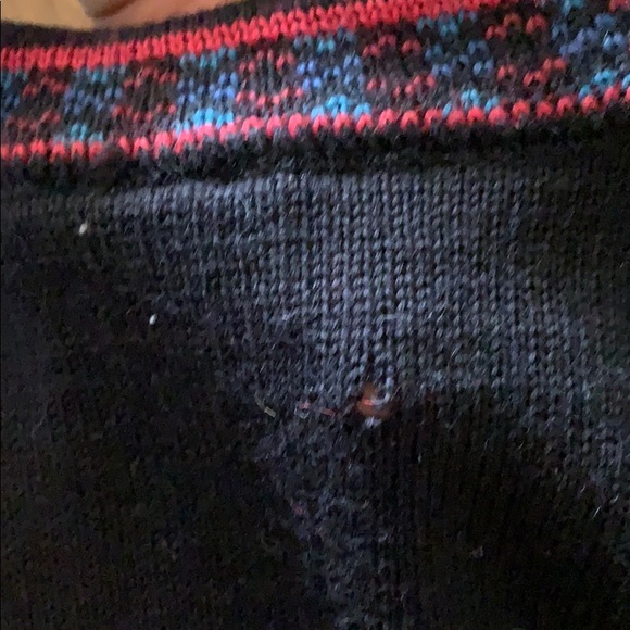 Cropped mock-turtle vintage wool sweater - Picture 6 of 6